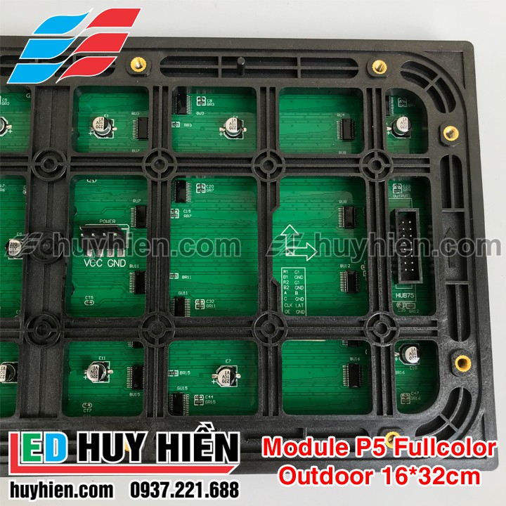 Module Led p5 full color màu ngoài trời, Module P5 Full màu ngoài trời