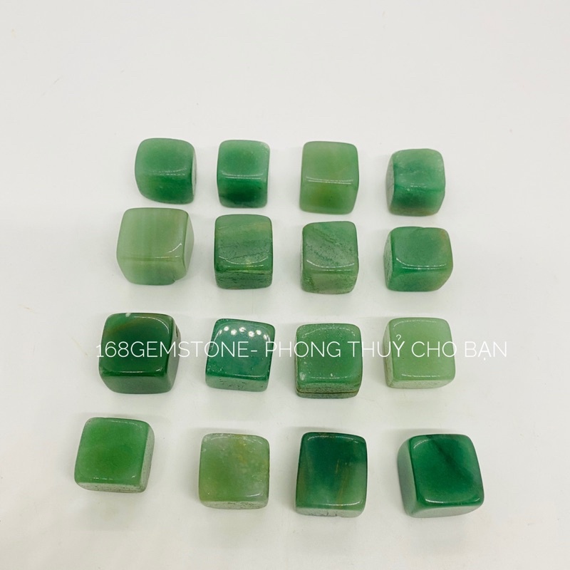 Viên Đá  TA  XAnh Thanh Tẩy Tự Nhiên Chơi Tarot, Đá Phong Thủy