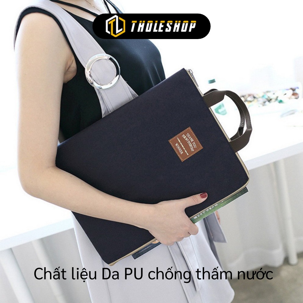 Túi Đựng Máy Tính Xách Tay - Túi Vải Đựng Tài Liệu, Hồ Sơ Giấy A4 Chống Sốc 9138