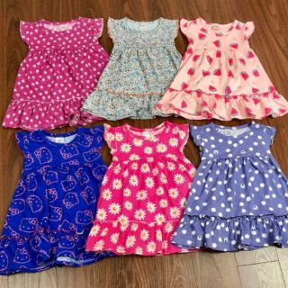 Combo 3 váy cotton hè cho bé gái