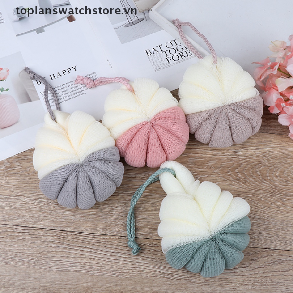 1 Bông Tắm Bằng Xơ Mướp PE Siêu Mềm Tẩy Tế Bào Chết