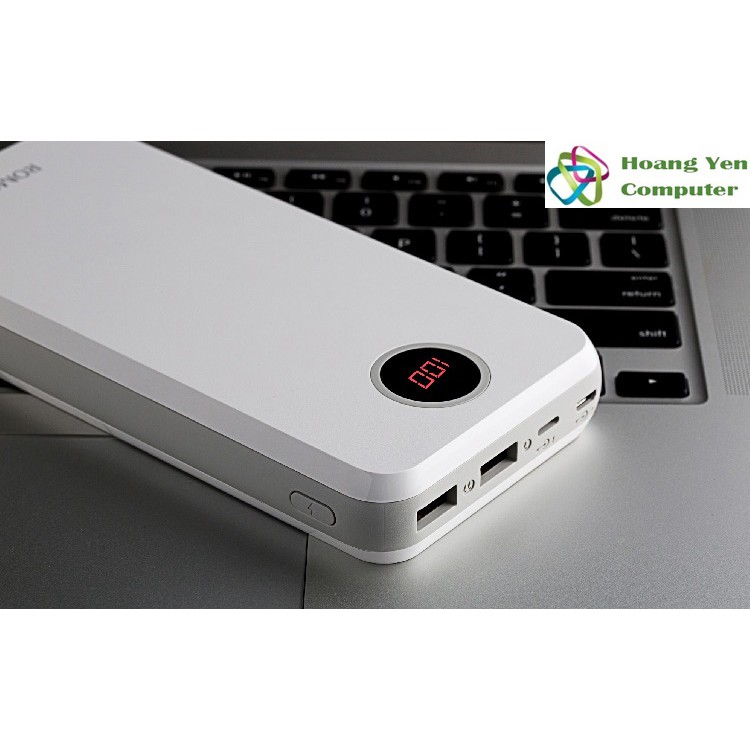 [SALE63]  Sạc Dự Phòng 20000mAh Romoss Horus 20 2 Cổng Input - BH 1 Năm | Romoss HO20 20000mAh