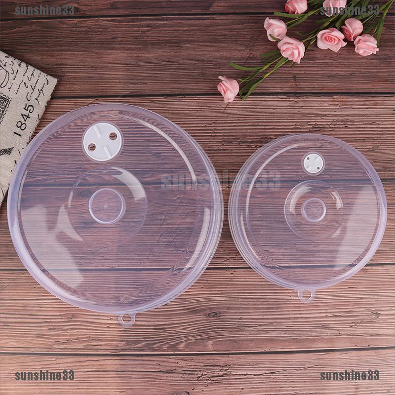Nắp Đậy Thức Ăn Bằng Nhựa Trong Suốt Dùng Được Trong Lò Vi Sóng
