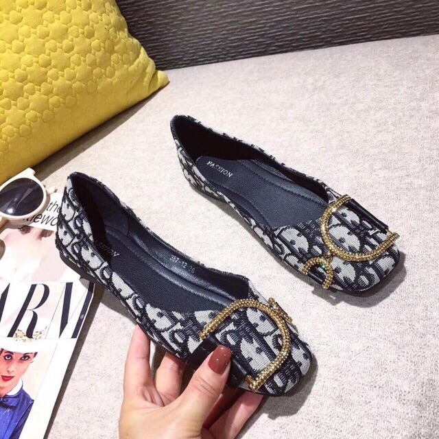 Xả Kho - Giày Búp Bê Nữ Hoạ Tiết Thổ Cẩm Đế Mềm | BigBuy360 - bigbuy360.vn