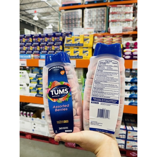 Bill Costco Mỹ - Viên Nhai Tiêu Hoá Tums 265 Viên