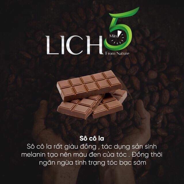 (Sale 25%) Dầu gội phủ bạc tóc thảo dược Lich5 (hộp 10 gói+10 găng tay) | BigBuy360 - bigbuy360.vn