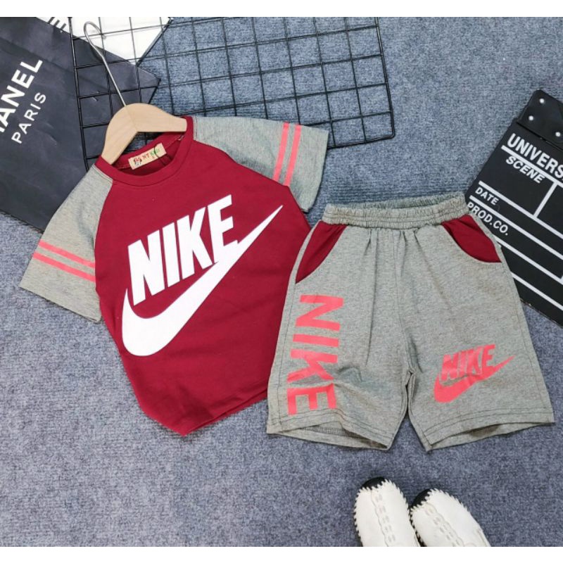 Bộ tay ngắn quần đùi thun cotton 4 chiều cho bé trai dưới 45kg