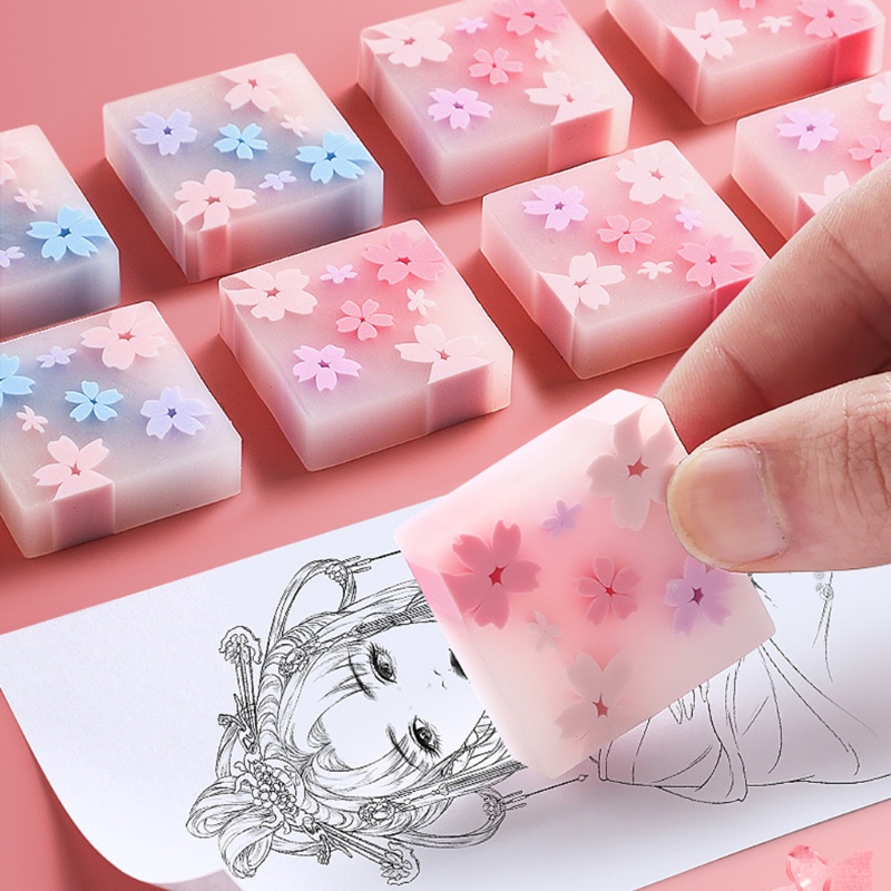 Gôm Tẩy Hình Hoa Anh Đào Dễ Thương