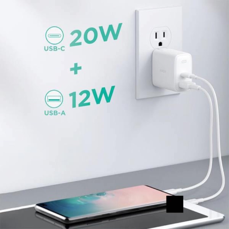 Củ sạc nhanh AUKEY PA-F3S 32W