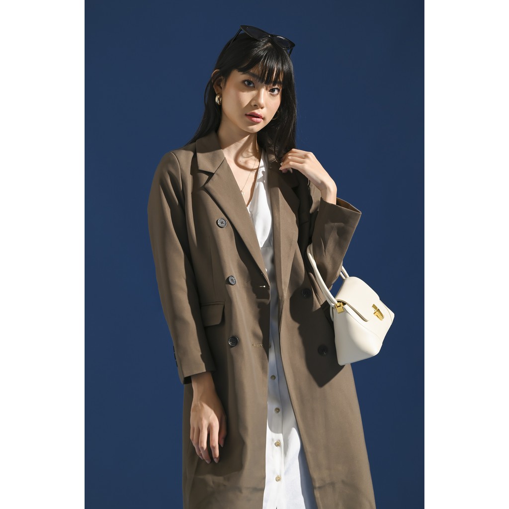 [ Miều ] Áo Mangto Long Blazer ( 9802 )