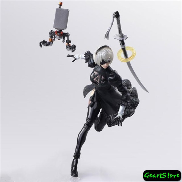 ( CHẤT, HÀNG CÓ SẴN ) MÔ HÌNH NHÂN VẬT FIGMA Nier YoRHa No.2 Tybe B Machine Lifeform  CỬ ĐỘNG ĐƯỢC