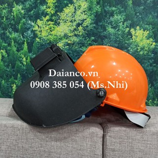 Mũ bảo hộ mặt nạ hàn màu đen HN90- Hình thật