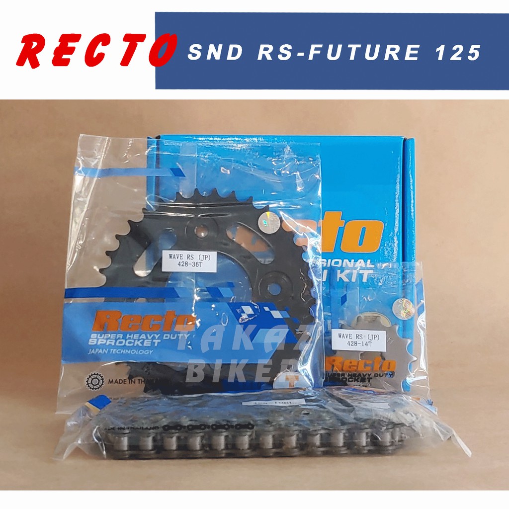 B3  Sên Nhông Đĩa Recto Dùng Cho Xe Wave RS 110 - Future Neo - Blade - RS made in Thái Lan nhập khẩu