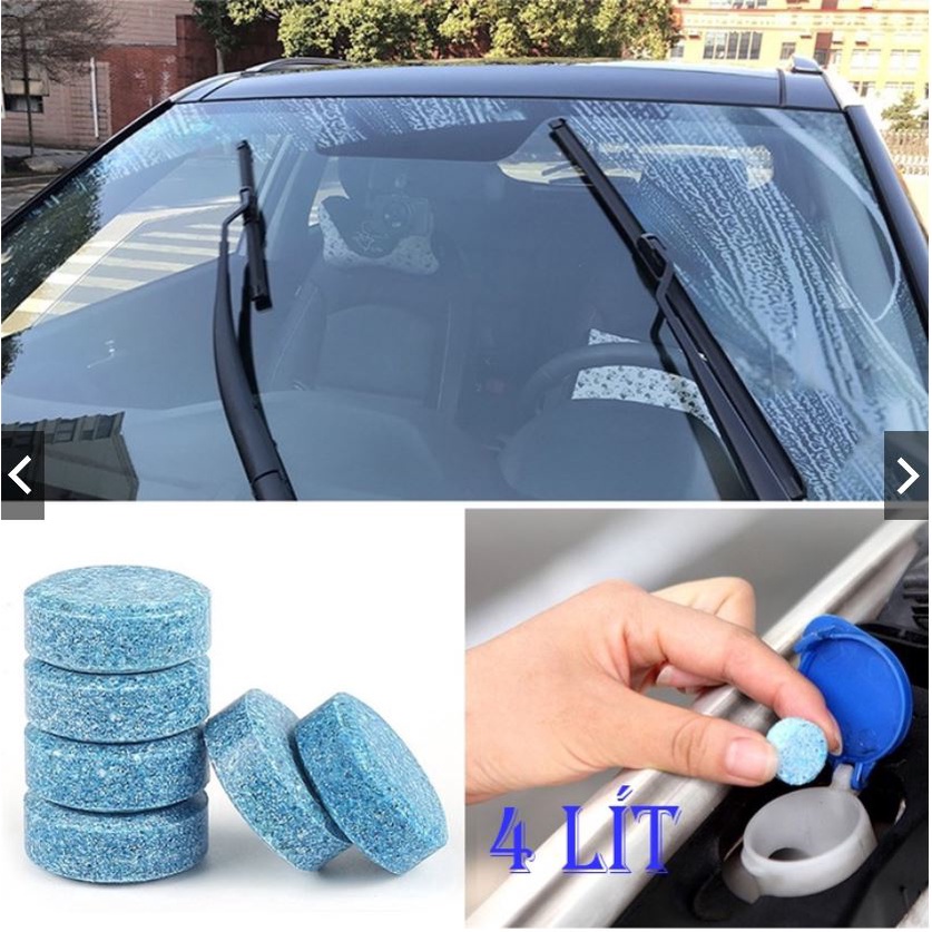 [Gói 1 viên] Viên Sủi Rửa Kính Ô Tô Siêu Sạch
