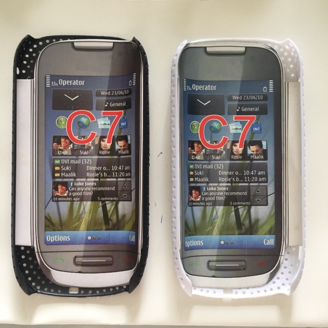 Ốp lưới lỗ nokia C7 nhiều màu