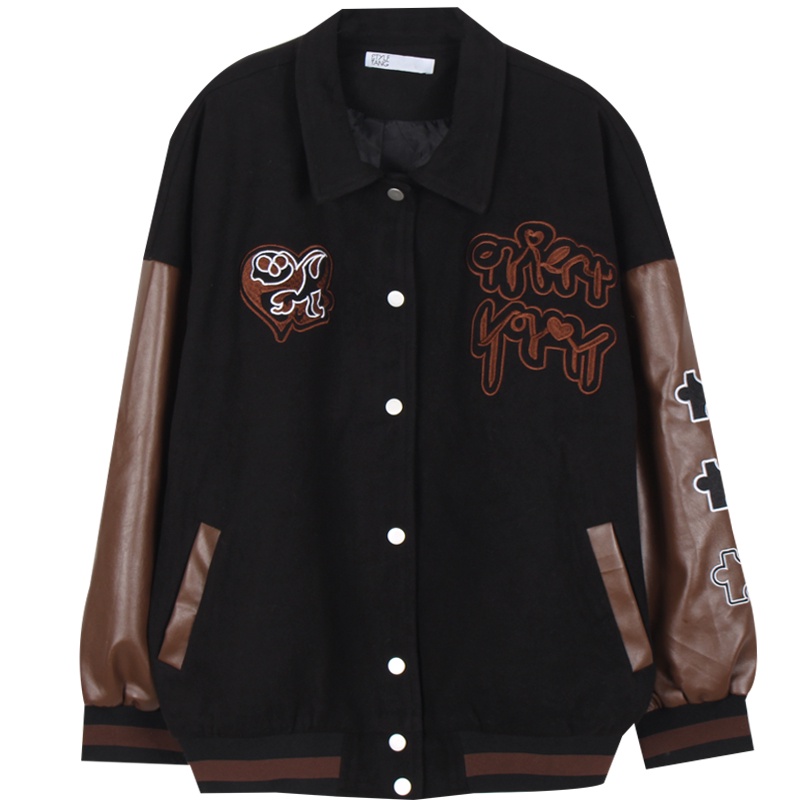 Áo khoác nam bóng chày thời trang thu đông cá tính cho bigsize áo khoác 2 lớp fashion áo đôi jacket unisex
