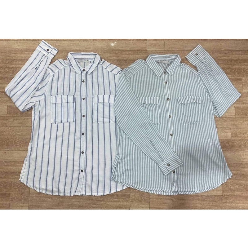 Sơmi nữ chất rayon mát nhẹ lỗi siêu nhỏ