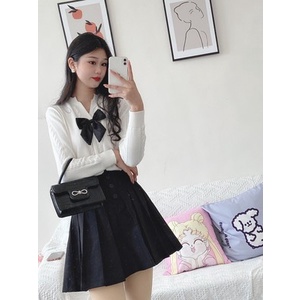 Áo len nữ hàn quốc bánh bèo dài tay có gắn nơ xinh | BigBuy360 - bigbuy360.vn