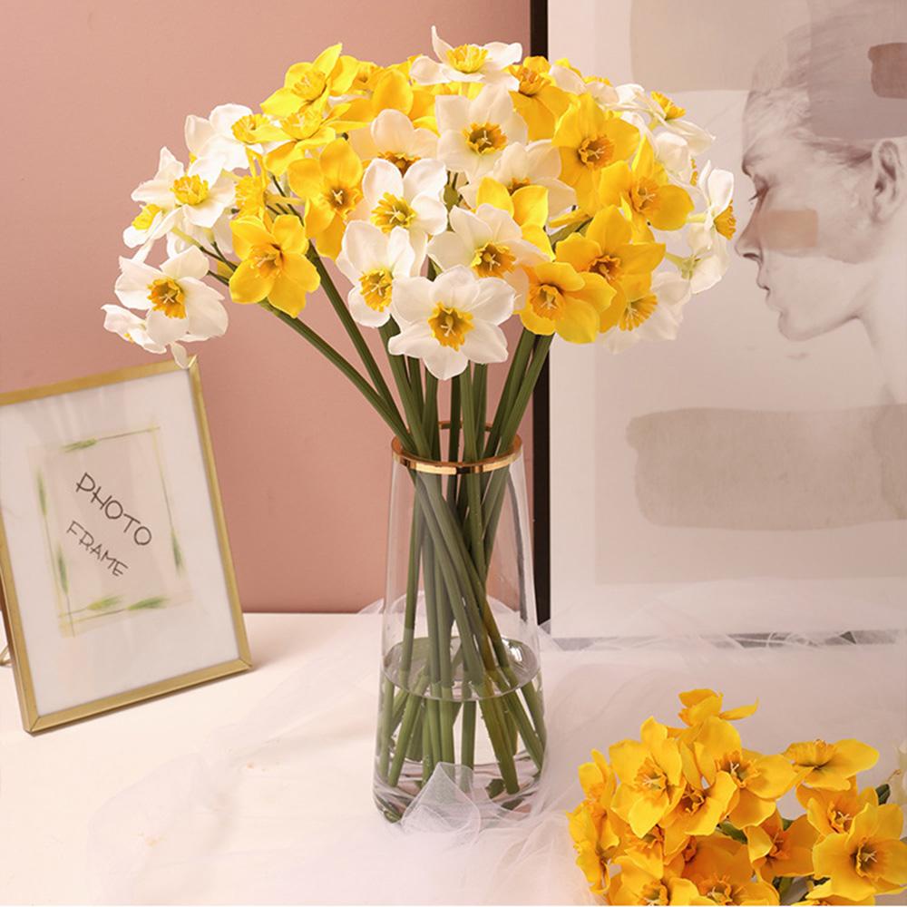 KUNHEV Set 6 Bông Hoa Mẫu Đơn Giả Trang Trí Phòng Khách / Tiệc Cưới