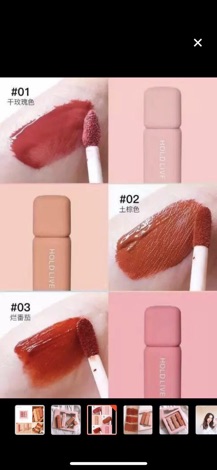 Set son kem Hold Live Mist Matte Lip 3 cây