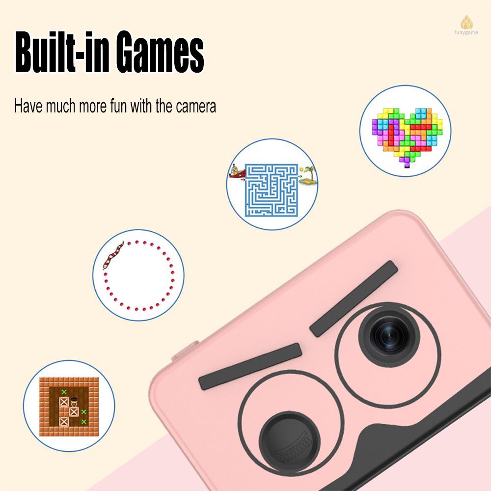 Camera kỹ thuật số 20MP 1080P hai thấu kính 2.0-inch IPS 32GB kèm dây đeo và miếng dán
 | BigBuy360 - bigbuy360.vn