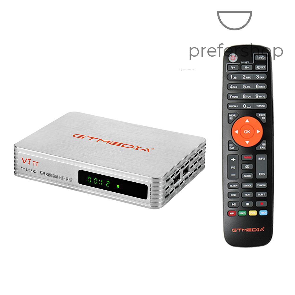 Đầu Nhận Tín Hiệu P & S Gtmedia V7 Tt Tv 1080p Full Hd Dvb-T / T2 / J.83B Hỗ Trợ Usb Pvr Và Phụ Kiện