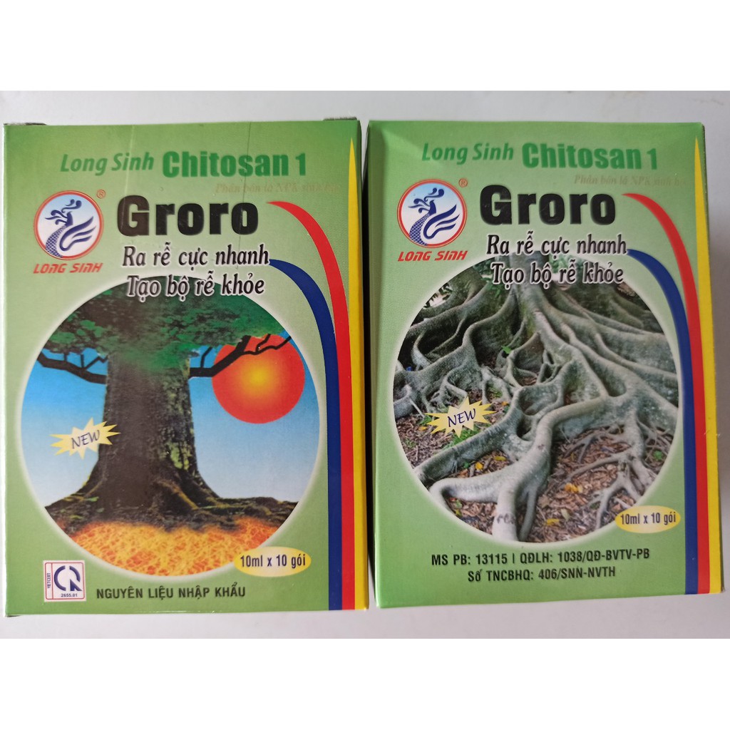 Phân bón lá NPK sinh học Groro - Ra rễ cực mạnh