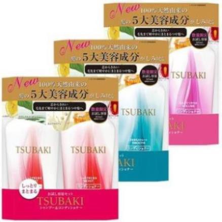 Dầu Gội & Dầu Xả Tsubaki Set 2 Nhật Mẫu Mới 2020 315ml (FreeShip)