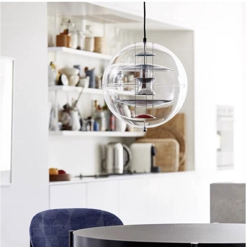 Đèn thả Globe Pendant Lamp 3 màu phong cách Bắc Âu độc đáo