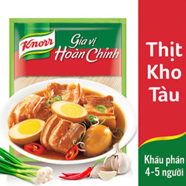 Gia vị Hoàn Chỉnh Knorr Thịt Kho Tàu gói 28g