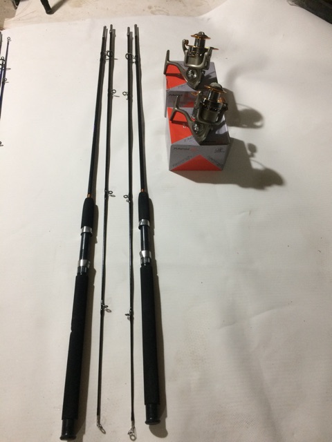 2 bộ combo cần shimano 2.7m máy LC7000