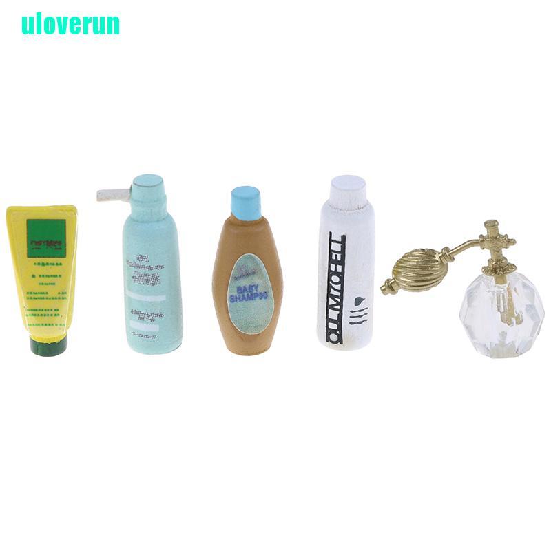 Bộ 5 Chai Sữa Tắm Tỉ Lệ 1: 12 Trang Trí Nhà Búp Bê