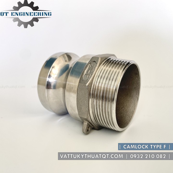 Khớp nối nhanh Camlock INOX 304 | Kiểu F | DN32,DN40,DN50