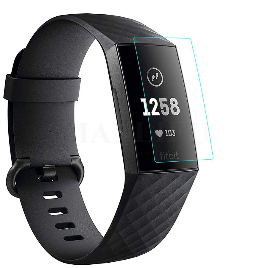 Set 3 miếng TPU dán bảo vệ màn hình vòng tay thông minh Fitbit Charge 2 3