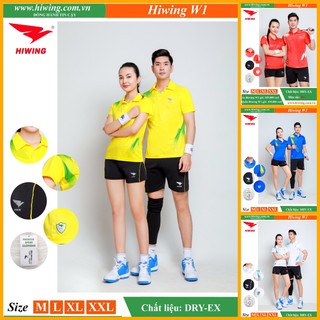 Bộ Quần Áo Cầu Lông ⚡CAO CẤP⚡ Chính Hãng HIWING W1