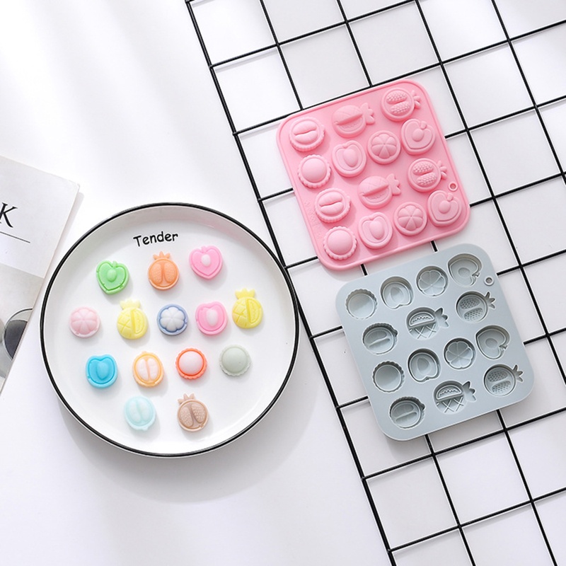 Khuôn Silicone Tạo Hình Trái Cây 3D Trang Trí Bánh DIY