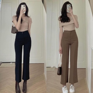 Quần tây ống suông nữ