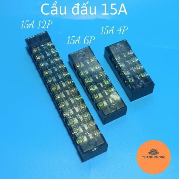 Cầu Đấu Điện Domino Đủ Kích Cỡ 15A 25A 45A 4P 6P 12P