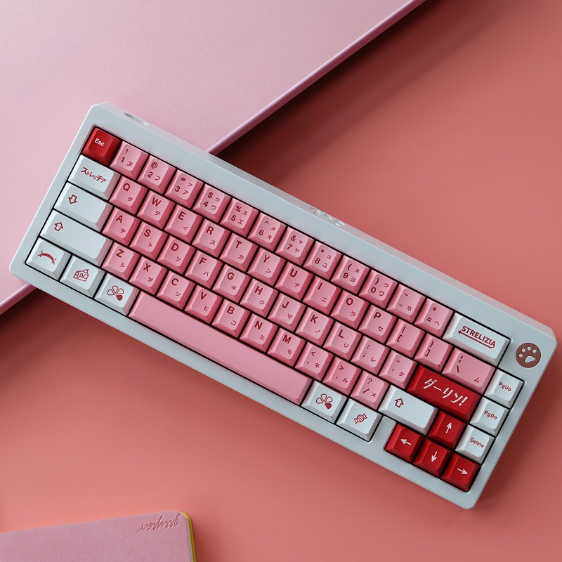 Bộ 125 Phím PBT Iceberg Kiểu Nhật Bản Cho Bàn Phím Cơ Cherry MX