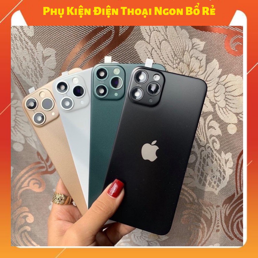 Miếng dán độ lưng iphone Full nhám mặt sau 3 camera có Flash từ X / Xs /Xr / XsMax lên 13 Pro /13/13 Pro Max