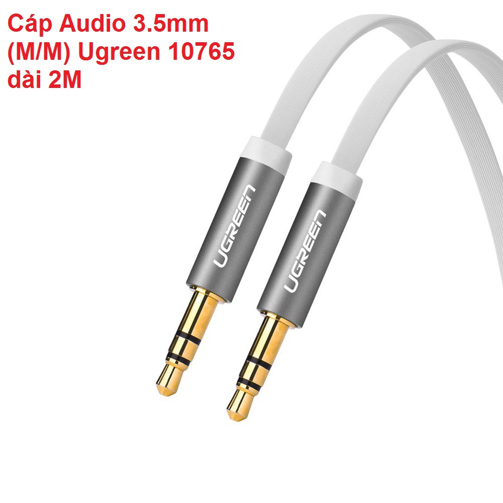 Cáp Audio 3.5mm (M/M) Ugreen 10765 dài 2M