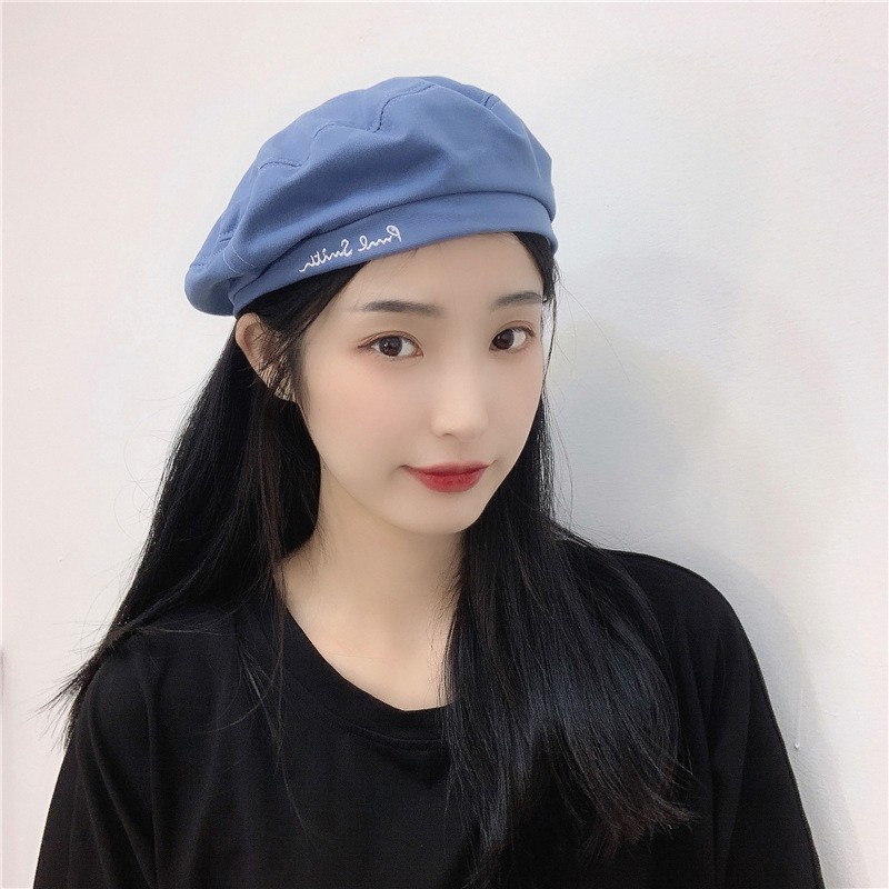 Mũ Nồi Bluehope Beret dạ Chỉnh được kích thước các màu trơn MN01