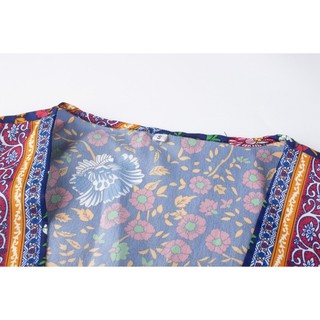 Váy boho vạt chéo maxi đi biển