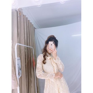 VÁY REN CỔ NƠ TIỂU THƯ HOT .