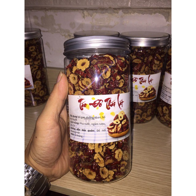 Hộp Táo Đỏ Thái Lát Khô