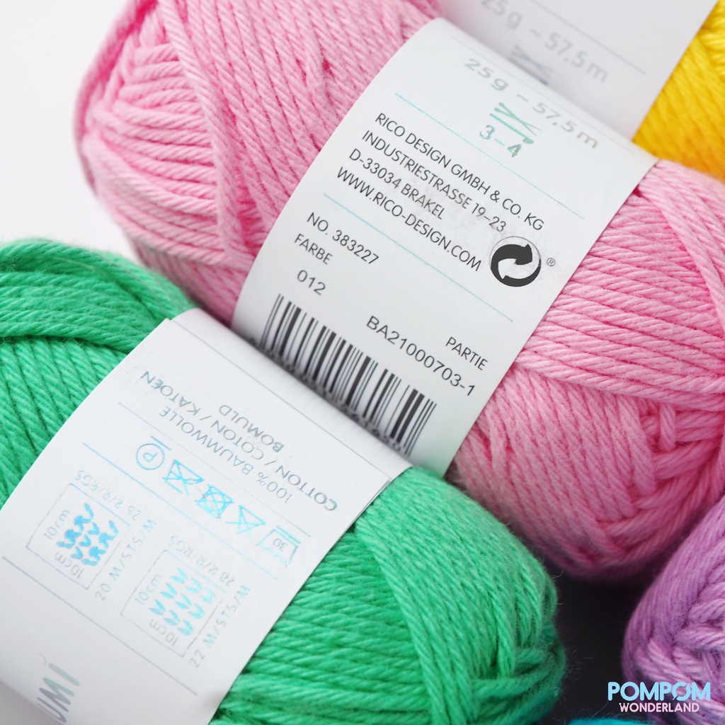 Len sợi Cotton Creative Ricorumi DK 25gr