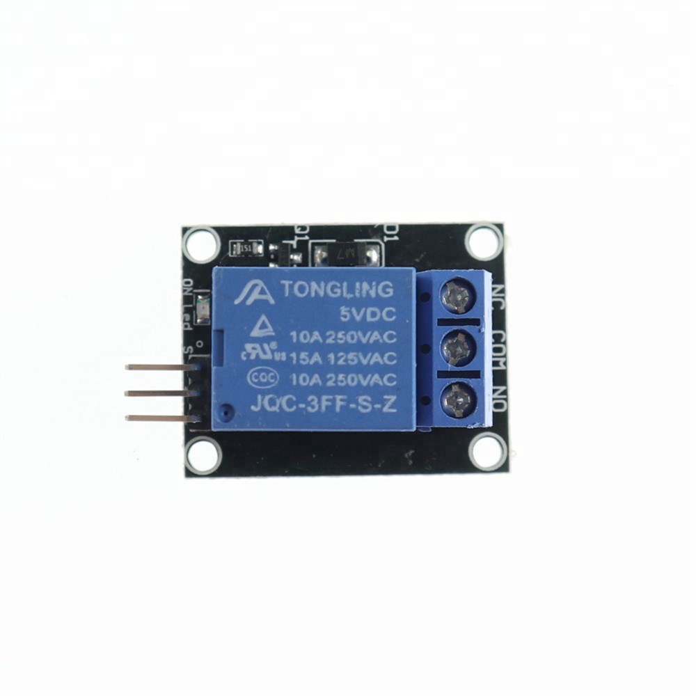 Mô Đun Rơ Le 1 Kênh 5v Ky-019 Cho Arduino, kết hợp mạch cảm biến ánh sáng tự động bật tắt đèn