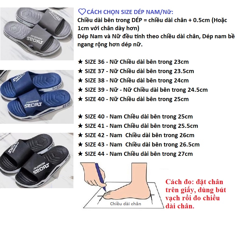 Dép nam nữ đế thơm SEO đế siêu êm 5 màu cao cấp chất đẹp [H62D] LUCKY SHOES VN