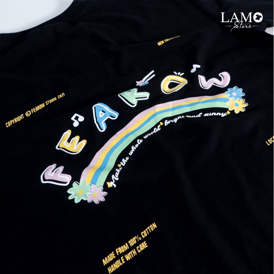 Áo thun Ferow Signature Color Black- Lamo store (V390)