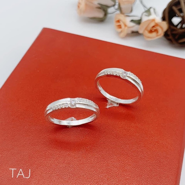 NHẪN ĐÔI NAM NỮ SANG CHẢNH - NHẪN ĐÔI BẠC S925